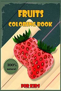 Fruits Coloring Book for kids
