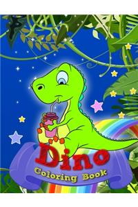 Dino Coloring Book