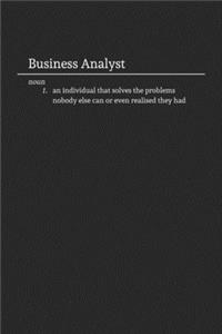 Business Analyst