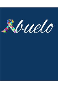 Abuelo: Autism Awareness Gift 2020 Monthly Planner 8" x 10" 110 pages