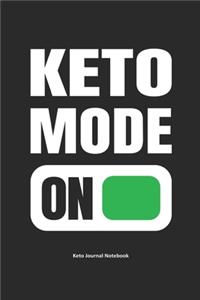 Keto Mode Keto Journal Notebook