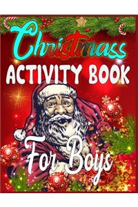 Christmass Activity Book For Boys