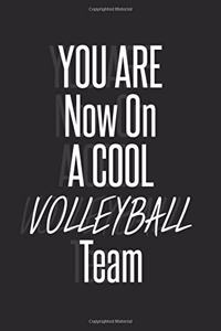 You are now on a cool Volleyball Team notebook for Team players
