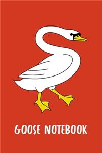 Cute Goose Notebook