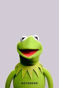 Kermit The Frog Notebook - A5 Lined Notebook 6 x 9 inches (15 x 22 cm) - 120 pages