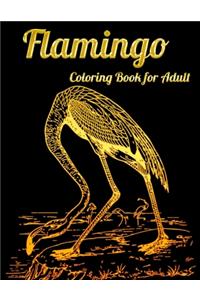 Flamingo Coloring Book for Adult