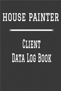 House Painter Client Data Log Book