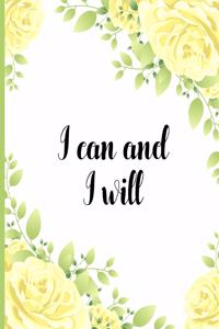 I Can And I Will