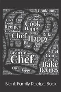 Blank Family Recipe Book