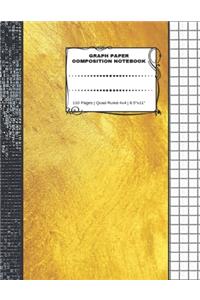 Graph Paper Composition Notebook