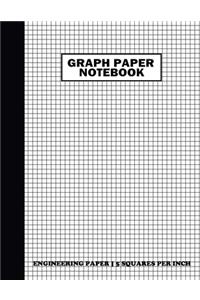Graph Paper Notebook. Engineering Paper-5 Squares Per Inch