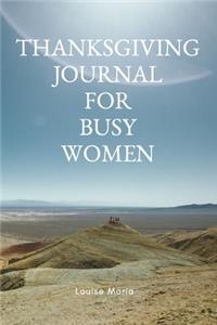 Thanksgiving Journal for Busy Women
