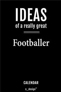 Calendar for Football Players / Footballer