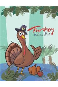 Turkey Coloring Book