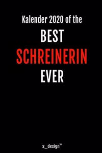 Kalender 2020 für Schreiner / Schreinerin