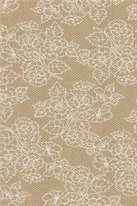 2020 Weekly Planner Floral Lace Kraft Design Pattern 134 Pages