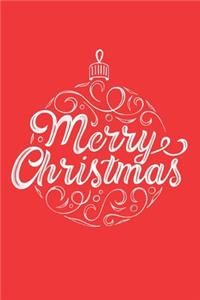 Christmas & Holiday Notebook - Blank Lined Journal Notebook for Writing Notes