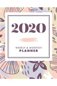 2020 Weekly & Monthly Planner