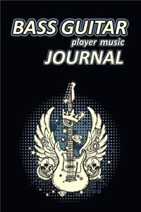 Bass Guitar Player Music Journal