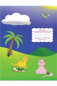 Dinosaur Composition Notebook