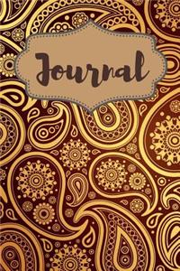 Paisley Gold Journal