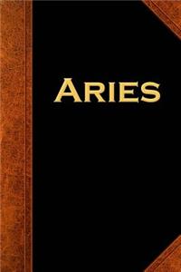2019 Weekly Planner Aries Zodiac Horoscope Vintage 134 Pages