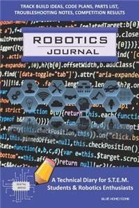Robotics Journal - A Technical Diary for Stem Students & Robotics Enthusiasts