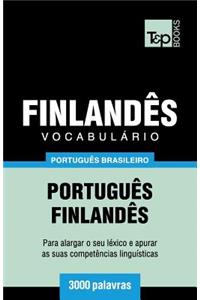 Vocabulário Português Brasileiro-Finlandês - 3000 palavras