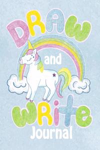 Draw and Write Journal: Unicorn Pre-K Through Second Grade Primary Writing and Drawing Journal