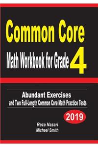 Common Core Math Workbook for Grade 4