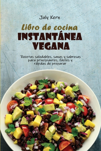 Libro de cocina instantánea vegana