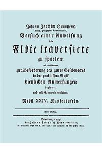 Versuch einer Anweisung die Flöte traversiere zu spielen. [Facsimile of 1789 edition.]
