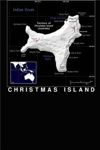 Modern Day Map of Christmas Island Journal