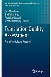 Translation Quality Assessment