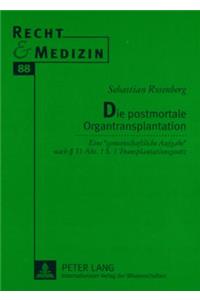 Die Postmortale Organtransplantation