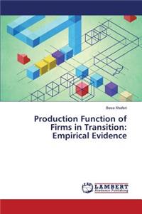 Production Function of Firms in Transition