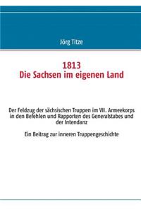 1813 Die Sachsen im eigenen Land