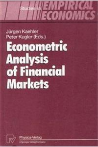 Econometric Analysis of Financial Markets