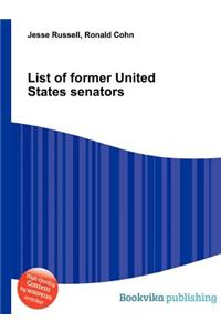 List of Former United States Senators