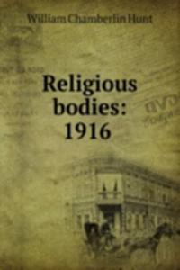 Religious bodies: 1916 .