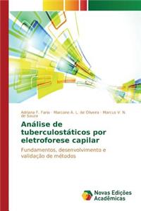 Análise de tuberculostáticos por eletroforese capilar