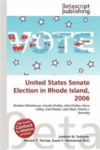 United States Senate Election in Rhode Island, 2006