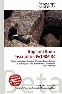 Uppland Runic Inscription Fv1986 84