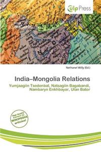 India-Mongolia Relations