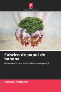 Fabrico de papel de banana