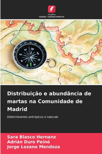 Distribuição e abundância de martas na Comunidade de Madrid