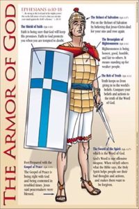 Armor of God Wall Chart-Laminated