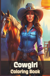 Cowgirl Coloring Book