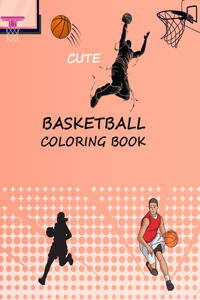 Cute Basketball Coloring Book