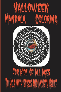 Halloween Mandala Coloring